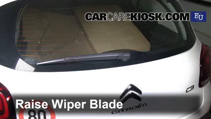 2017 Citroen C3 PureTech 1.2L 3 Cyl. Windshield Wiper Blade (Rear) Replace Wiper Blade